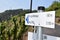 Hiking Sign to Hungerkreuz and Burg Eltz