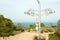 Hiking signpost on Costa Blanca