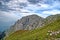 Hiking on a summer day in Bucegi mountains 