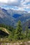 Hiking to Argentiere glacier, Alps, France