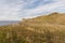 Hiking trail along the sea on the cliffs of Pakri Peninsula, Paldiski