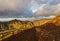 Hiking trail along the slope of Mount Vesuvius, Italy