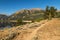 Hiking Trail along Twin Lakes, Colorado in Early Autumn.