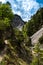 Hiking Trail Beneath Wild Mountain River In Ã–tschergrÃ¤ben in Austria