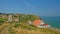 Hiking trail from the cliffs of Cap gris nez towards the village of Audingen