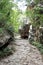 Hiking trail in the famous national park Paklenica in Croatia