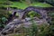 Hiking Trail at the famous Roman Bridge called Ponte dei Salti i