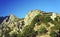 Hiking trail in the Gorge of Samaria
