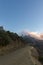 Hiking trail in Griffith park at dawn