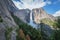 Hiking Trail heading towards Upper Falls in Yosemite