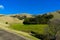 The hiking trail in the Mission peak in winter