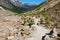 Hiking trail on Mount Edith Cavell