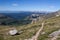 A hiking trail in the Mt Evans Wilderness