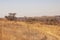 HIKING TRAIL IN NATURE IN WINTER GRASSLAND