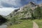 Hiking trail near Maroon Bells in Colorado