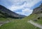 Hiking trail in Ordesa y Monte Perdido, in Huesca, Spain