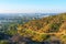 Hiking Trail at Runyon Canyon Park and the City View