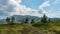 Hiking Trail to the Cherni vrah Black Peak of Vitosha Mountain, near Sofia, Bulgaria.