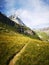 Hiking trail to the  Monte Cervino - Matterhorn