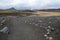 Hiking trail to rim of Hverfjall crater east of Myvatn, Iceland.