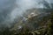 Hiking trail to Toaca Peak. Romania, Ceahlau mountains.