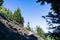 Hiking trail to the top of Black Butte, close to Shasta Mountain, Siskiyou County, Northern California