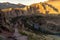 Hiking up Misery Ridge in Smith Rock State Park