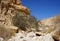 Hiking in wadi Seifim, South Israel