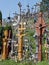 The Hill of the Crosses is an inter national pilgrimage site near the city of Siauliai