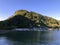 Hill Gugelberg above alpine Lake Wagitalersee or Waegitalersee, Innerthal