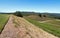 Hill overlooking Paso Robles vineyards in the Central Valley of California