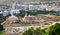 Hill side view of Shree Swaminarayan temple Mandir in  Ambe Gaon,  Pune .