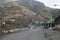 Hill top vally of east sikkim , and clean road