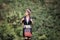 Hill Tribe Coffee Plantation,Akha Woman Picking Red Coffee On Bouquet On Tree