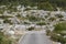 Hill view of bee hives on a mountain valley, Biokovo nature park in Croatia, Europe photo