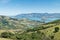 Hill view outlook Akaroa in New Zealand