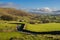 Hill walking the Norber Eratics around Austwick in Craven in  the Yorkshire Dales