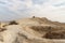 The hill  in which the caves of the hermits are located near the Deir Hijleh Monastery - Monastery of Gerasim of Jordan in the