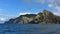 HIlls and cliffs at Cape Brett, Bay of Islands, New Zealand