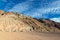 Hills eroding near Artist`s Palette in Death Valley National Park, California, USA