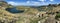 Hills, lakes and rocks in Rila Mountain