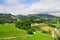 Hills near Gruyeres castle, Switzerland