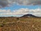 The hills near the village Pozo Negro on Fuerteventura