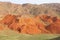 Hills scenery landscape, Konorchek canyon, Kyrgyzstan.