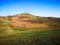 Hills with television antennas, telephone repeaters and wifi antennas