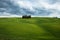 Hills of Tuscany. Val d`Orcia landscape in spring