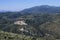 Hills of the Valnerina with the town of Montefranco