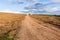 Hillside Dirt Road Landscape