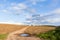 Hillside Dirt Road Landscape