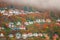 Hillside homes in Bergen